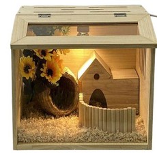 도마뱀 사육장 렉사 파충류 레오파드 케이지-옵션01 레오파드게코, 50x30x30 기본형, 1개