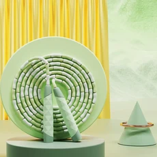 실리콘 대나무 점프 밧줄 어린이를위한 조정 가능한 엉킴 방지 디자인 성인 홈 카디오 훈련 피트니스 장비, 03 녹색