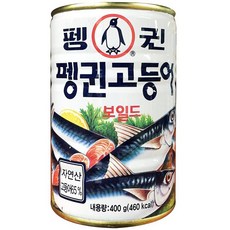 펭귄 보일드 고등어캔 400g X24, 24개