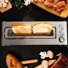 창고 대방출 주방 인테리어 살리는 유럽형 속보이는 베이글 토스트기(굽기7단계), 없음