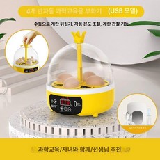 소형 자동 인큐베이터 가정용 스마트 닭 오리 거위 비둘기, 4알 리틀 엘프 수동 보조 배터리 호환