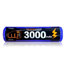몬스터파워 충전지 18650 3000mAh 리튬이온 보호회로 배터리, 1개