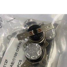 溫度開關 自動復歸 A:常閉 100度OFF/90度ON 5112F, 1個