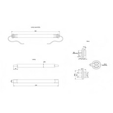 스윔라인 UV460 시스템용 베르손 1220H UV 램프 교체품