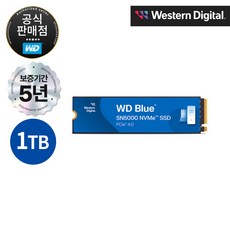 공식판매점 WD Blue SN5000 M.2 NVMe SSD, 1TB