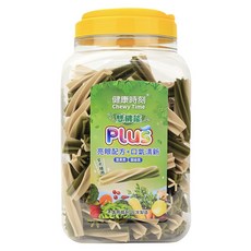 健康時刻Chewy Time雙機能Plus亮眼潔牙骨，全犬種適用，台灣製造，呵護視力，清潔牙齒, 葉黃素+葉綠素, 1.35kg, 1桶
