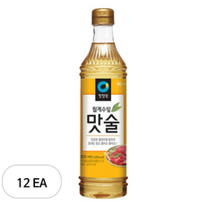 청정원 월계수잎 맛술, 830ml, 12개