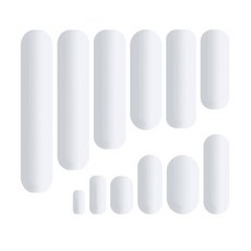 마그네틱 교반봉 10PCS PFTE 마그네틱 교반봉 믹서봉 대부분의 마그네틱 교반기를 위한 다양한 크기의 마그네틱 교반기 로터 실험실 바 유니버설 타입 A, Type C/12Pcs