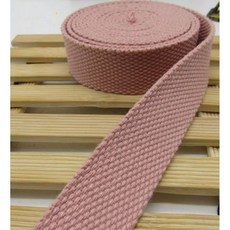 스트랩 가방 웨빙 벨트 봉제 백팩 벨트 개 웨빙 5m 코튼 DIY 20mm 가방 캔버스 액세서리, Light pink, 1개