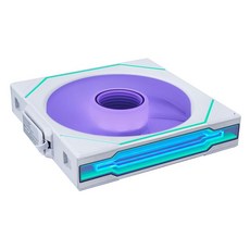 리안리 Lian Li UNI Fan SL-Infinity 무선 120 - 트리플 팩 2.4GHz 신호 ARGB 팬 컨트롤 더블 인피니티 미러 디자인 저소음 컨트롤러 포함 화이트, Normal Blade, 1 x 140mm, White