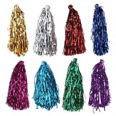 체육대회 응원도구 금색 응원수술 야광소품, 개 (1개입)