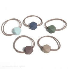 사각방울 다이아몬드 헤어 머리끈 (1P 단위 판매)