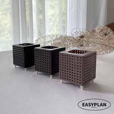 이지포트 블랙(케이스만)4개입, 1세트