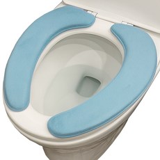 다앤디 부드러운 화장실 겨울 변기커버, 2개, 스카이블루