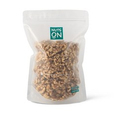 너츠온 호두 / 고소한 원물 그대로/ 호두 견과/ 깐 호두 / 호두 반태 / 무가미 / 지퍼백 소포장, 500g, 1개