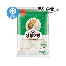 삼립 미니 호빵 야채 6개입 240g 꼬마 냉동 효모 야채빵, 1개