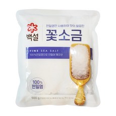 CJ 백설 꽃 소금 500g, 1개