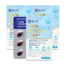 종근당 초임계 아스타잔틴 루테인, 30정, 3개