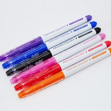 [세아퀼트] 파이롯트 프릭션 일제 열펜 아이롱펜 열에지워지는펜, 주황, 1개