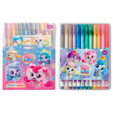 지구화학 노마르지 싸인펜 24색 + 투명이 색연필 24색 세트