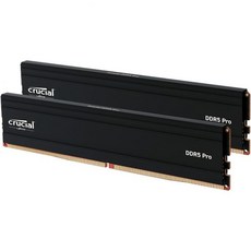 크리티컬 프로 96GB DDR5 RAM 키트2x48GB 5600MHz또는 5200MHz 또는 4800MHz 데스크톱 메모리 UDIMM 288핀 13세대 인텔 코어 및 AMD 라, 64GB Kit (2x32GB)_5600MHz
