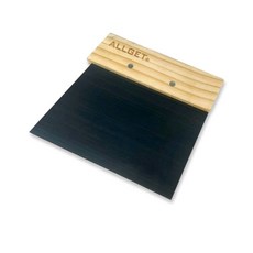 ALLGET 台式木柄刮刀 批土刀 抹刀 有柄開刀 軟刀 漆刀 漆杯 補杯 油漆 批土 AB膠填縫, 1個