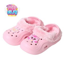 캐치티니핑 방한샌들 여아겨울털샌들 여아털슬리퍼