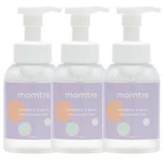맘뜨레 아기 샴푸앤바스 거품형 베이비 올인원 워시, 3개, 300ml