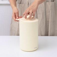 코코락 가정용 주방 진공 음식물쓰레기통 음쓰통 3L, 버터밀크, 1개