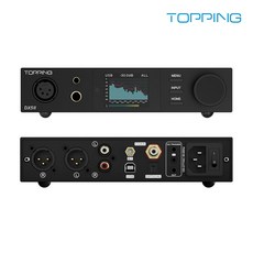 TOPPING 토핑 2세대 DAC 헤드폰 앰프, DX5 II 블랙