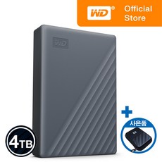 WD My-Passport USB-C 외장하드 4TB / 정품 파우치 포함