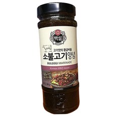 백설 소불고기 양념 500g 불고기양념, 1개