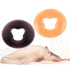 코부 실리콘베개 마사지 경락베개 얼굴베개 경락 젤 쿠션 안면 자국방지 피부샵 관리샵, 베이지, 1개