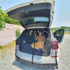 호환 차박용 트렁크모기장 방충망 햇빛가리개 승용차 SUV 카니발 펠리세이드 스타리아, S