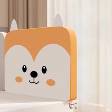 침대가드 가벼운 난간 낙상방지 경량 펜션 호텔 튼튼, 9.(회청)귀여운고양이38cmx1m(2개), 1개
