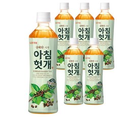 롯데 아침헛개 500ml x 6PET, 1ml
