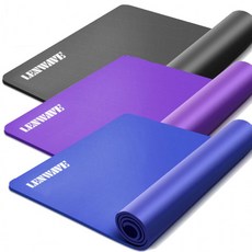 포우먼 스트레칭 요가매트 실내 실외 휘트니스 대형 요가매트 10미리 17미리, 블루(17mm), 1개