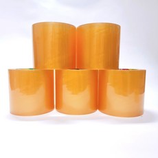 중포장 OPP TAPE 100mmX50m 투명 10cm 넓은폭 라바테이프 공장 축산 택배, 5개