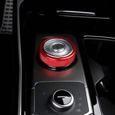 유투카 호환 쏘렌토 MQ4 악세사리 포인트 몰딩 기어 조그 다이얼 커버, 레드_Red, 기타