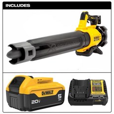 DEWALT 得偉 20V單機吹葉機 DCMBL562 歐規 無線鼓風機 輕巧設計, 1個, 搭5.0電池