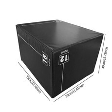 플라이오메트릭 점프 케이스 고밀도 다용도 체육관 운동용 홈짐 컨디셔닝 근력 훈련, 01 Style A