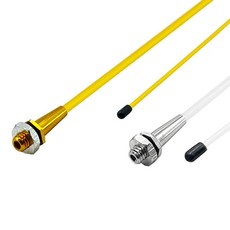 2PCS RC 보트 플라스틱 안테나 베이스 튜브 슬리브 M6 알루미늄 및 선박용 자동차 트럭 DIY 모델 제작 액세서리 캡(녹색 길이 320mm), Mix Color 4, 320mm Length