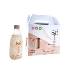冬山鄉農會 白木耳飲 246毫升x6瓶 禮盒組, 6個, 【一盒】有機白木耳飲6入, 246ml