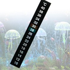 스티커온도계 어항 수족관 물온도 측정용 온도계, 1