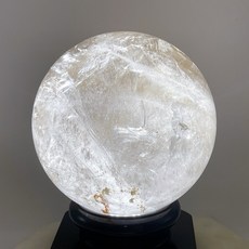 田芯精品 大能量 天然千層幽靈骨幹球 內部大片彩虹光 千層山景 10.91kg, 1個