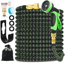 한정특가 진행중 정원 차량용 고압 물호스 베란다 호스 고급 꼬임방지 매직호스 멀티 노줄분사기, 15m