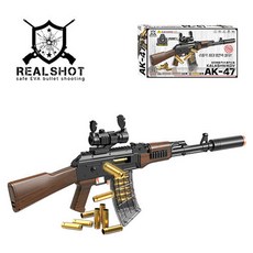 하하컴퍼니 리얼샷 탄피배출 AK47 소총 라이플, 1개, 단품