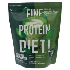 FINE JAPAN Fine Protein 香味茶葉抹茶口味粉, 1個, 450g
