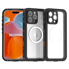 5세컨즈 에어범퍼 풀커버 물놀이 방수 케이스, 1개, 아이폰15프로맥스