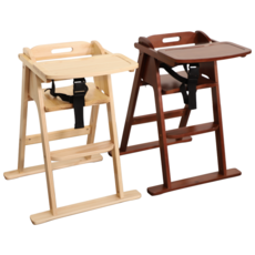 우드밸리 원목 유아식탁의자 식당 카페 아기의자, 밸리내추럴